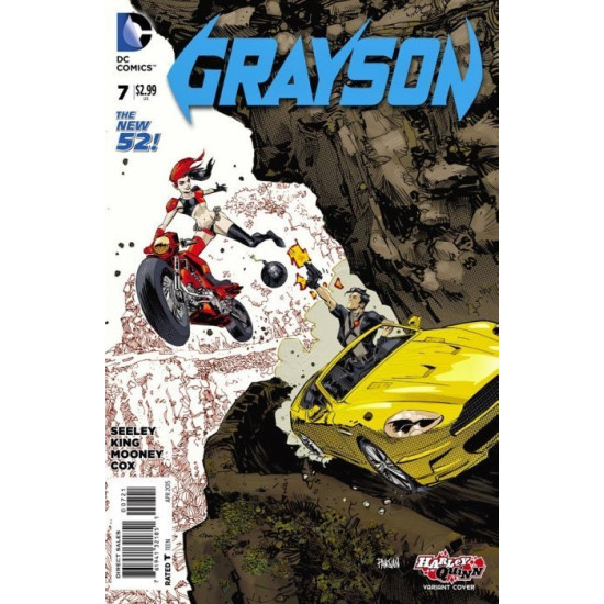 GRAYSON ISSUE 7 - FIRST 1st PRINT - DC NEW 52 HARLEY QUINN VARIANT