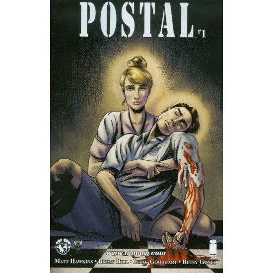POSTAL ISSUE 1 - FIRST 1st PRINT COVER B - IMAGE COMICS TOP COW 2015
