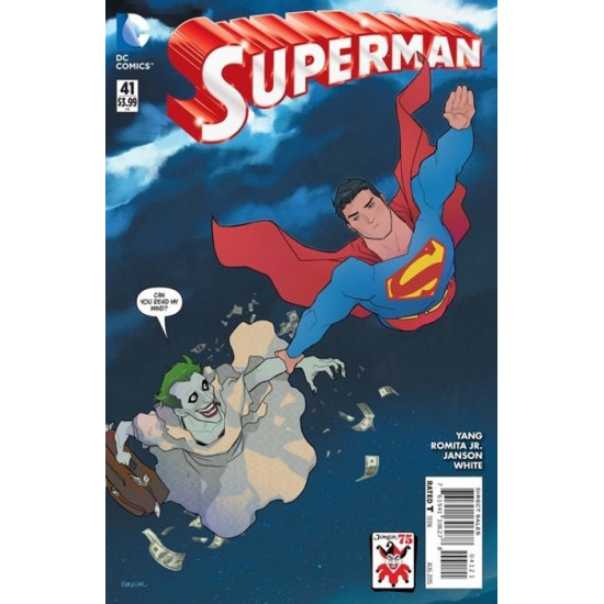 SUPERMAN ISSUE 41 - JOKER 75th ANNIVERSARY VARIANT COVER - DC COMICS 2015