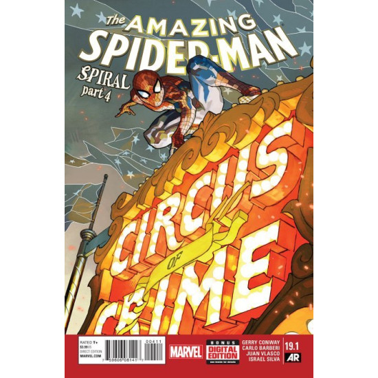 AMAZING SPIDER-MAN ISSUE 19.1 - FIRST 1st PRINT SPIRAL - MARVEL COMICS