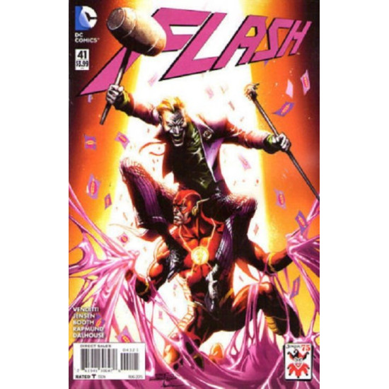 THE FLASH ISSUE 41 - JOKER 75th ANNIVERSARY VARIANT COVER - DC COMICS 2015