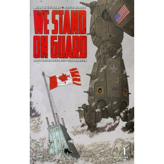WE STAND ON GUARD ISSUE 1 - FIRST 1st PRINT - VAUGHAN IMAGE COMICS 2015