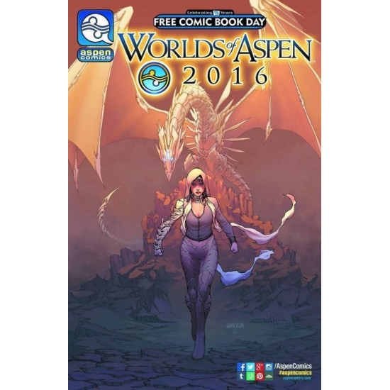 FCBD WORLDS OF ASPEN 2016 - 15 YEARS - FREE COMIC BOOK DAY