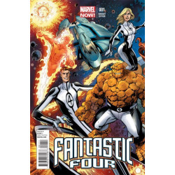 FANTASTIC FOUR ISSUE 1 - BAGLEY CONNECTING VARIANT - MARVEL NOW