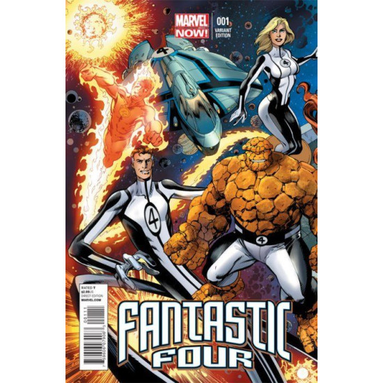 FANTASTIC FOUR ISSUE 1 - BAGLEY CONNECTING VARIANT - MARVEL NOW