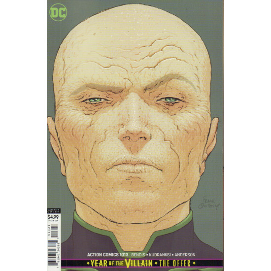 ACTION COMICS ISSUE 1013 - FIRST 1st PRINT CARDSTOCK QUITELY VARIANT - DC COMICS