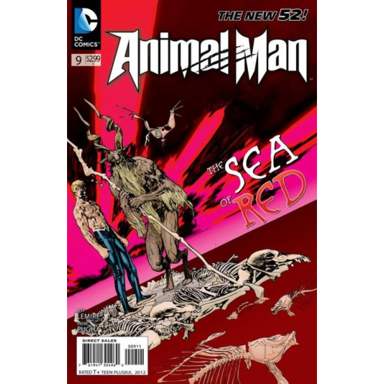 ANIMAL MAN ISSUE 9 - FIRST 1st PRINT - DC COMICS NEW 52 - JEFF LEMIRE