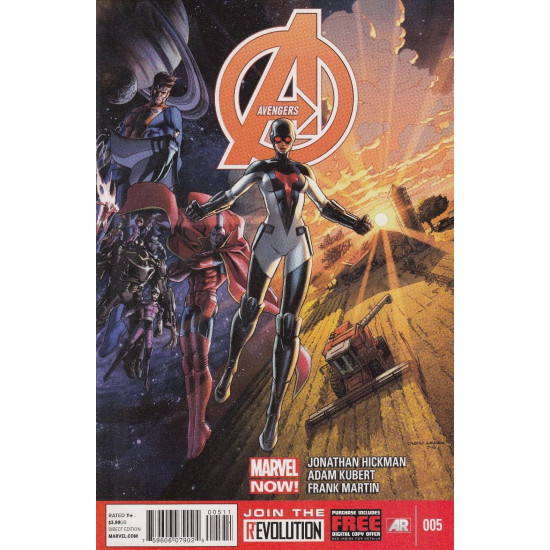 AVENGERS ISSUE 5 - FIRST 1st PRINT MARVEL NOW - HICKMAN MARVEL COMICS