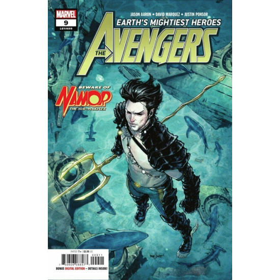 AVENGERS ISSUE 9 - FIRST 1st PRINT AARON - MARVEL COMICS