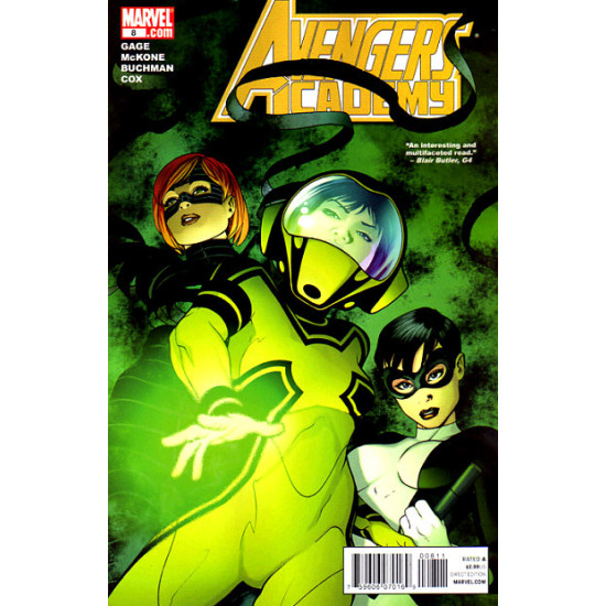 AVENGERS ACADEMY ISSUE 8 - FIRST 1st PRINT - GAGE MCKONE MARVEL COMICS