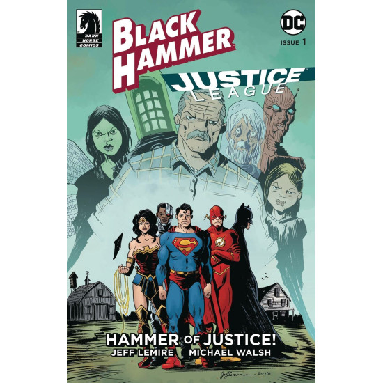 BLACK HAMMER / JUSTICE LEAGUE - COMPLETE SET ISSUES 1 2 3 4 5 - DC IDW COMICS