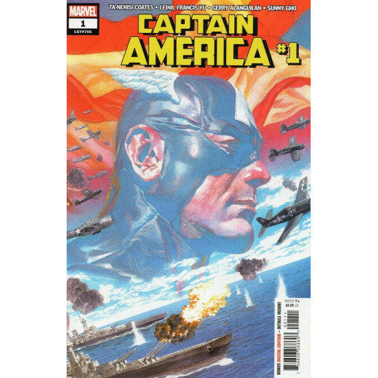 CAPTAIN AMERICA ISSUE 1 - FIRST 1st PRINT WRAPAROUND COVER - COATES MARVEL COMICS