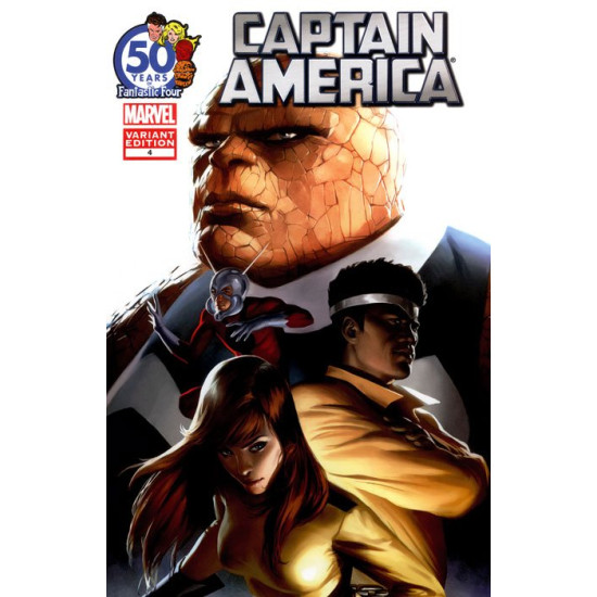 CAPTAIN AMERICA ISSUE 4 - 50th ANNIVERSARY FANTASTIC FOUR VARIANT COVER - FF