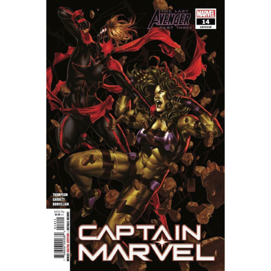 CAPTAIN MARVEL ISSUE 14 - FIRST 1st PRINT LAST AVENGER - MARVEL COMICS