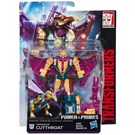 TRANSFORMERS GENERATIONS POWER OF THE PRIMES - TERRORCON CUTTHROAT ACTION FIGURE POTP