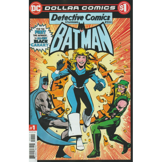DOLLAR COMICS : DETECTIVE COMICS ISSUE 554 - FIRST 1st PRINT REPRINT - DC COMICS BATMAN