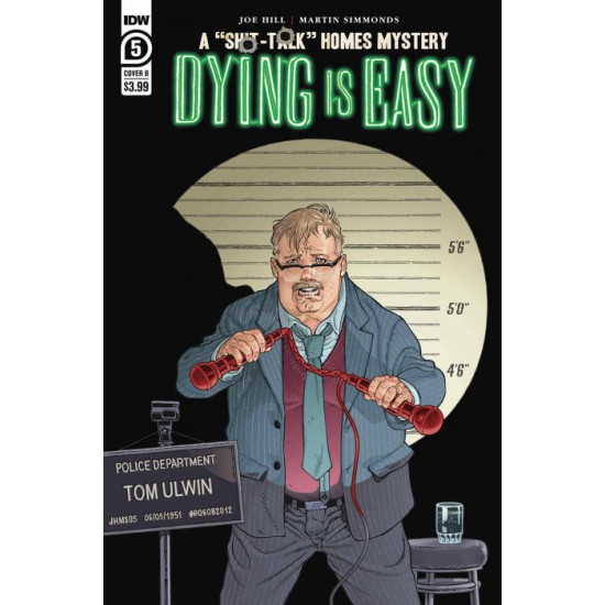 DYING IS EASY - COMPLETE SET ISSUES 1 2 3 4 5 COVER B - JOE HILL IDW COMICS