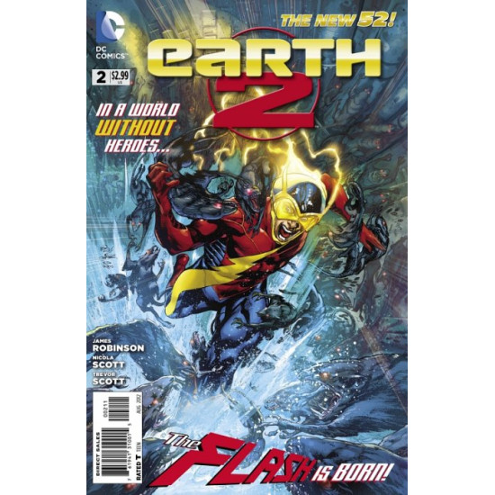 EARTH 2 ISSUE 2 - FIRST 1st PRINT - ROBINSON GAY GL DC COMICS NEW 52