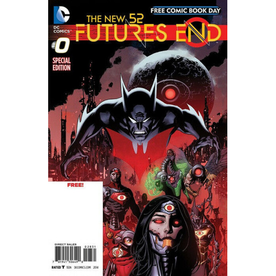 THE NEW 52 : FUTURES END ISSUE 0 - UNSTAMPED FREE COMIC BOOK DAY EDITION - FCBD 2014 DC COMICS 