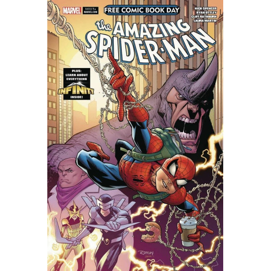 AMAZING SPIDER-MAN - FCBD 2018 FREE COMIC BOOK DAY - INFINITY MARVEL COMICS