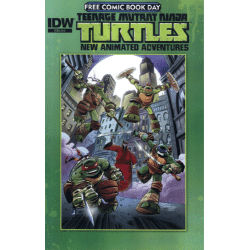 TEENAGE MUTANT NINJA TURTLES NEW ANIMATED SERIES 2013 FCBD ISSUE - TMNT IDW COMICS