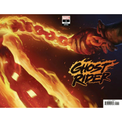 GHOST RIDER ISSUE 1 - RAHZZAH WRAPAROUND TEASER VARIANT COVER - MARVEL COMICS