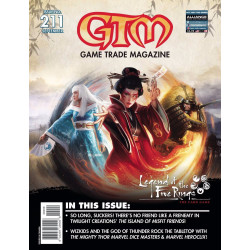 GAME TRADE MAGAZINE ISSUE 211 - GTM - NEW & SEALED WITH PROMO CARDS