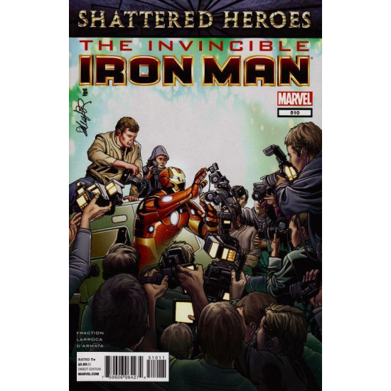 INVINCIBLE IRON MAN ISSUE 510 - FIRST 1st PRINT FRACTION - MARVEL COMICS
