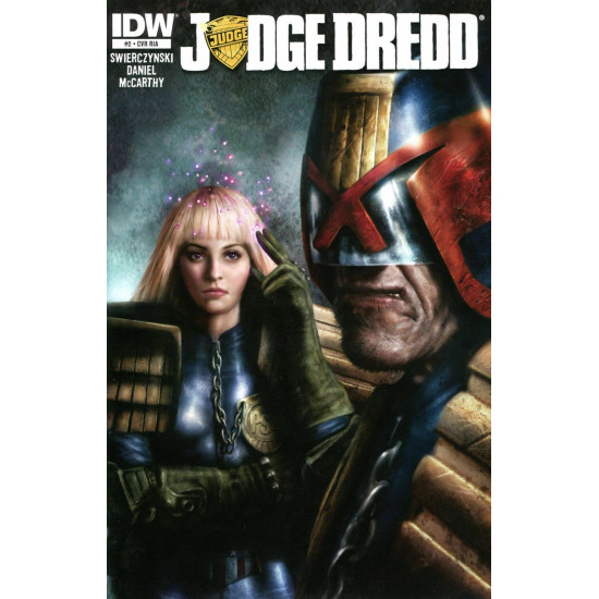 JUDGE DREDD ISSUE 2 - NICK PERCIVAL 1:10 VARIANT COVER - IDW COMICS