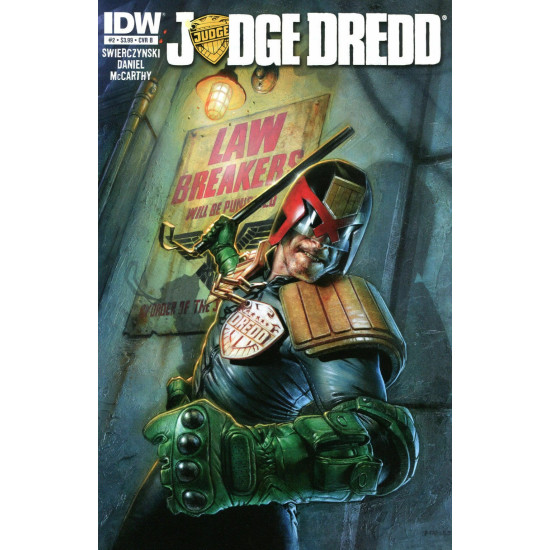 JUDGE DREDD VOLUME 1 ISSUE 2 - FIRST 1st PRINT - IDW COMICS