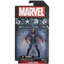 MARVEL INFINITE SERIES : STAR-LORD ACTION FIGURE - GUARDIANS OF THE GALAXY HASBRO TOYS