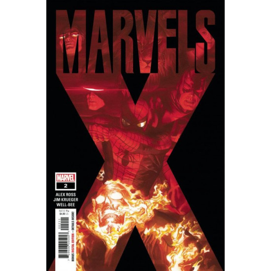 MARVELS X - COMPLETE SET ISSUES 1 2 3 4 5 6 ALEX ROSS COVERS - MARVEL COMICS