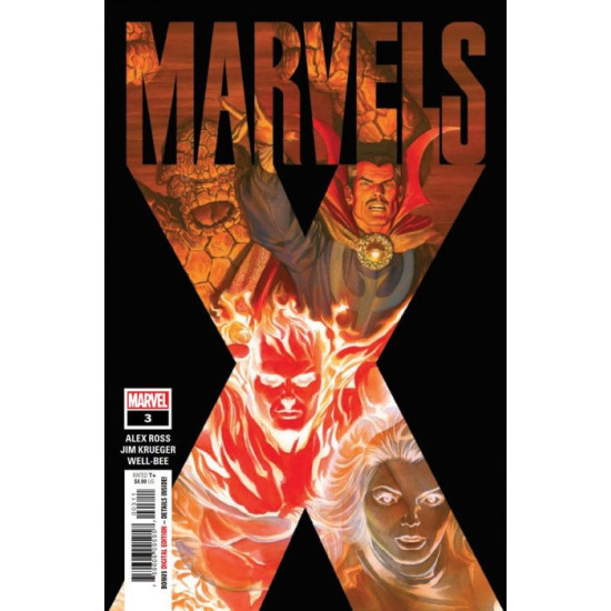 MARVELS X - COMPLETE SET ISSUES 1 2 3 4 5 6 ALEX ROSS COVERS - MARVEL COMICS
