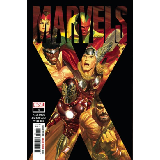 MARVELS X - COMPLETE SET ISSUES 1 2 3 4 5 6 ALEX ROSS COVERS - MARVEL COMICS