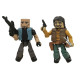 THE WALKING DEAD SERIES 4 THE GOVERNOR AND BRUCE MINIMATES - DIAMOND SELECT TOYS