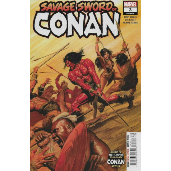 SAVAGE SWORD OF CONAN ISSUE 3 - FIRST 1st PRINT - MARVEL COMICS