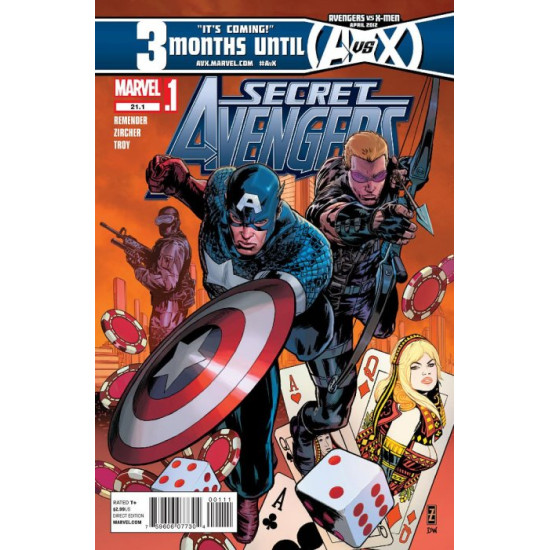 SECRET AVENGERS ISSUE 21.1 - FIRST 1st PRINT - REMENDER MARVEL COMICS
