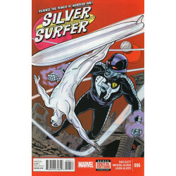 SILVER SURFER ISSUE 6 - FIRST 1st PRINT - SLOTT / ALLRED MARVEL COMICS