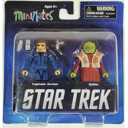 STAR TREK CAPTAIN ARCHER AND DOLIM MINIMATES - DIAMOND SELECT TOYS
