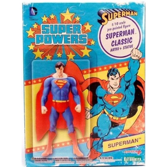 SUPERMAN CLASSIC ARTFX+ 1/10 SCALE STATUE - NEW & SEALED  - SUPER POWERS