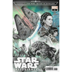 JOURNEY TO STAR WARS RISE OF SKYWALKER : ALLEGIANCE - COMPLETE SET 1 2 3 4 - MARVEL COMICS