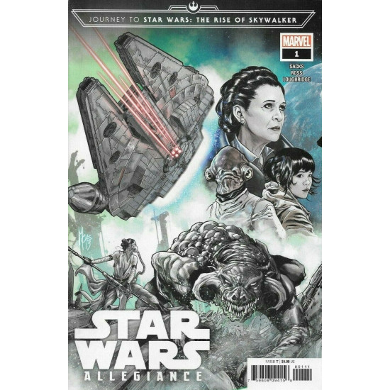 JOURNEY TO STAR WARS RISE OF SKYWALKER : ALLEGIANCE - COMPLETE SET 1 2 3 4 - MARVEL COMICS