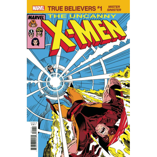 TRUE BELIEVERS - UNCANNY X-MEN : MISTER SINISTER ISSUE 1 - MARVEL COMICS REPRINT