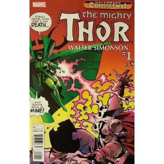 THE MIGHTY THOR BY SIMONSON ISSUE 1 - HALLOWEEN COMICFEST HCF 2017