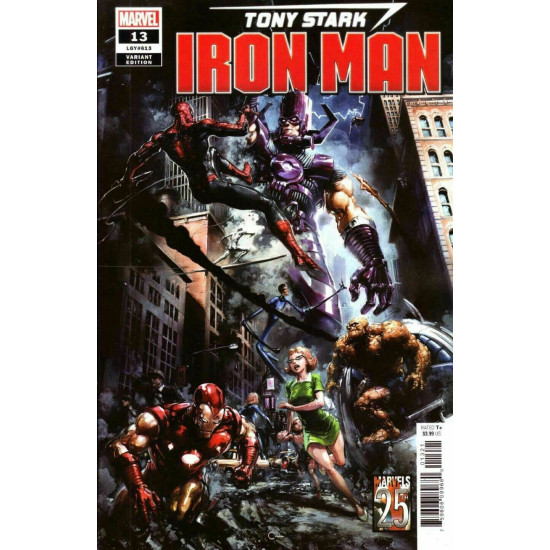 TONY STARK : IRON MAN ISSUE 13 - FIRST 1st PRINT CRAIN MARVEL 25th VARIANT - MARVEL COMICS
