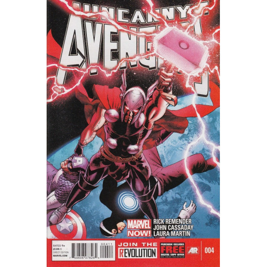 UNCANNY AVENGERS ISSUE 4 - FIRST 1st PRINT MARVEL NOW - MARVEL COMICS X-MEN