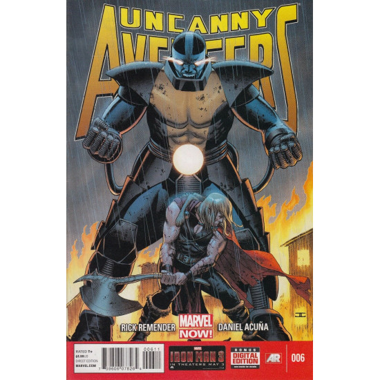 UNCANNY AVENGERS ISSUE 6 - FIRST 1st PRINT MARVEL NOW - MARVEL COMICS X-MEN