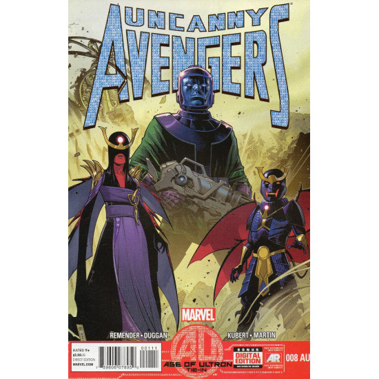 UNCANNY AVENGERS ISSUE 8 AU - FIRST 1st PRINT MARVEL NOW - MARVEL COMICS X-MEN