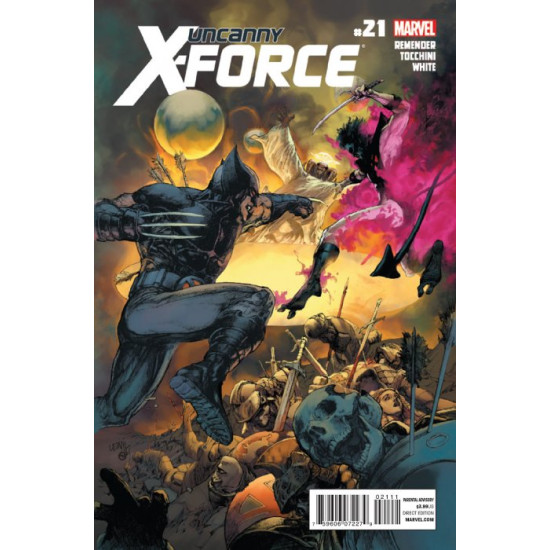 UNCANNY X-FORCE ISSUE 21 - FIRST 1st PRINT - CAPTAIN BRITAIN APPEARS