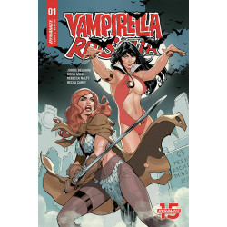 VAMPIRELLA / RED SONJA ISSUE 1 - COVER A TERRY AND RACHEL DODSON - DYNAMITE COMICS